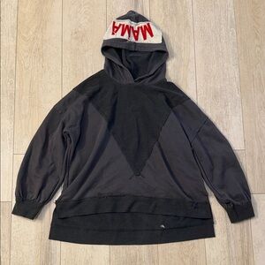 Fantastic Fawn Black Hoodie “MAMA” Hood Detail Size Medium